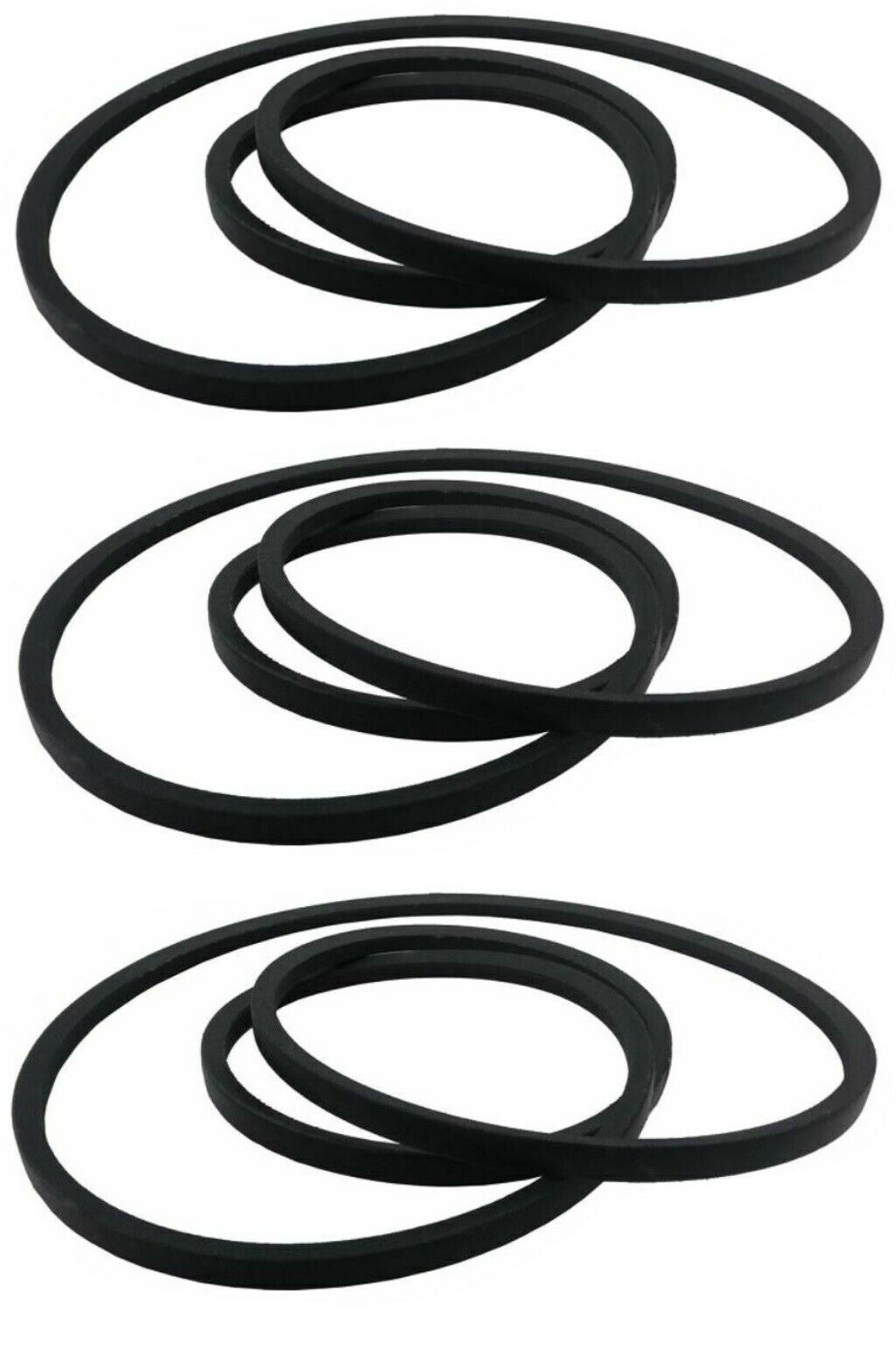 (3) Replacement Drive Belts For Delta 49-124 Unisaw 3450 Rpm Motor