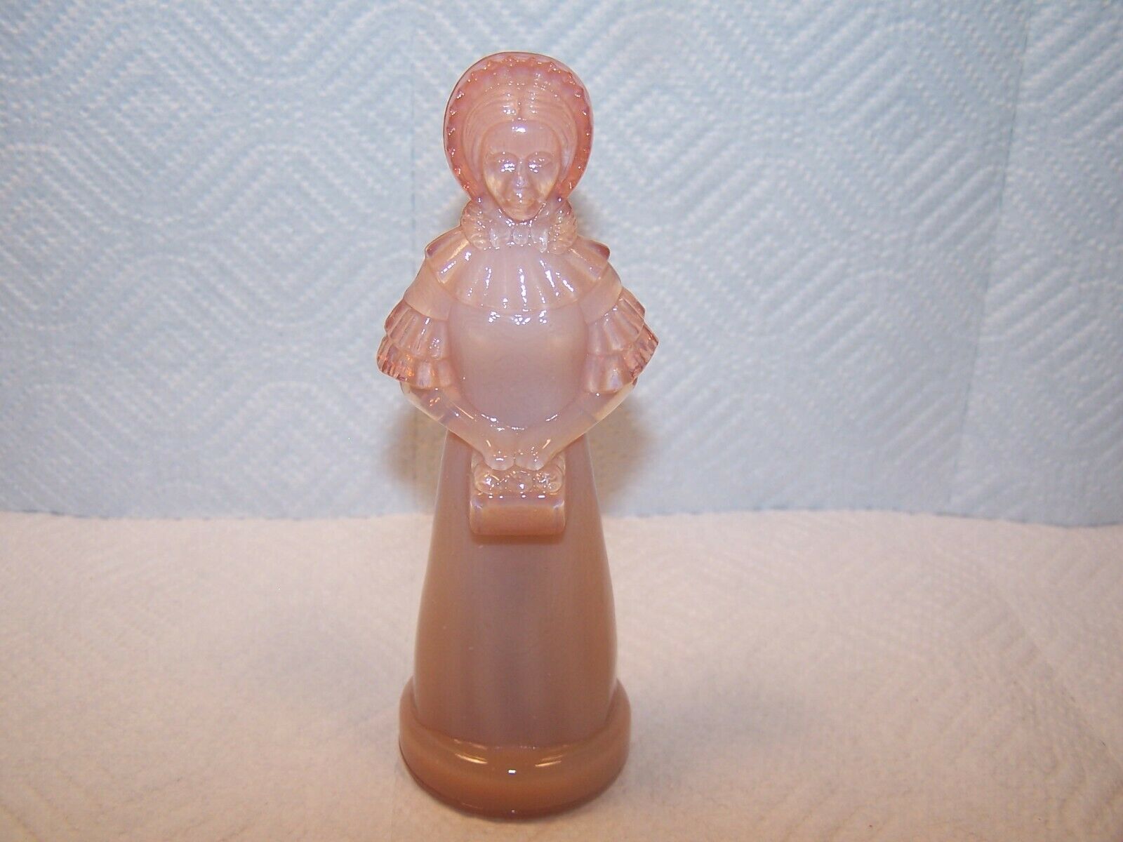 DEGENHART GLASS Pricillia Figurine PINK CROWN TUSCAN 5¼