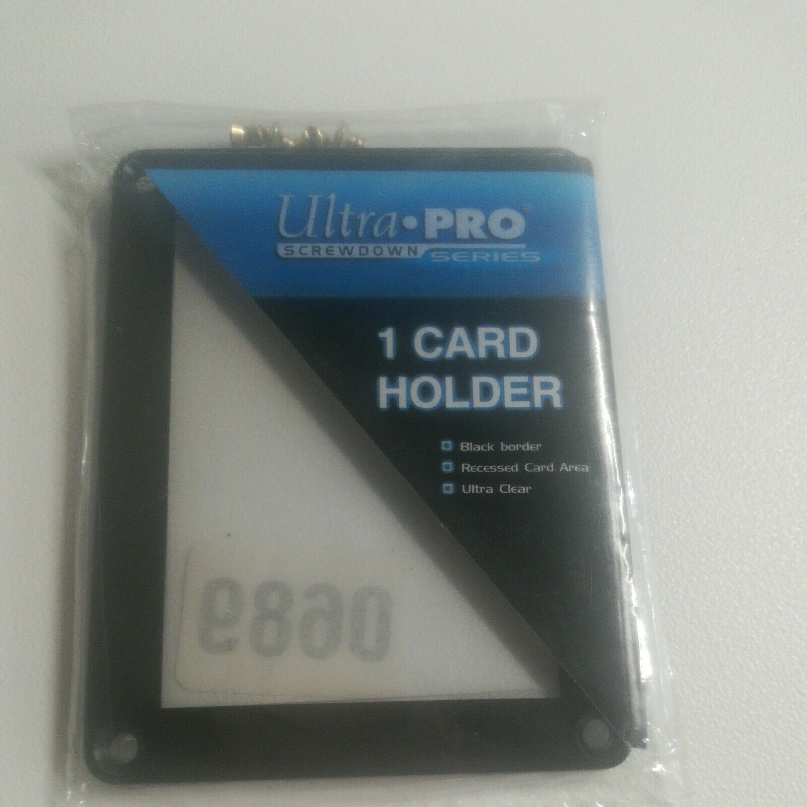 Holder.  Ultrapro Black Single Card
