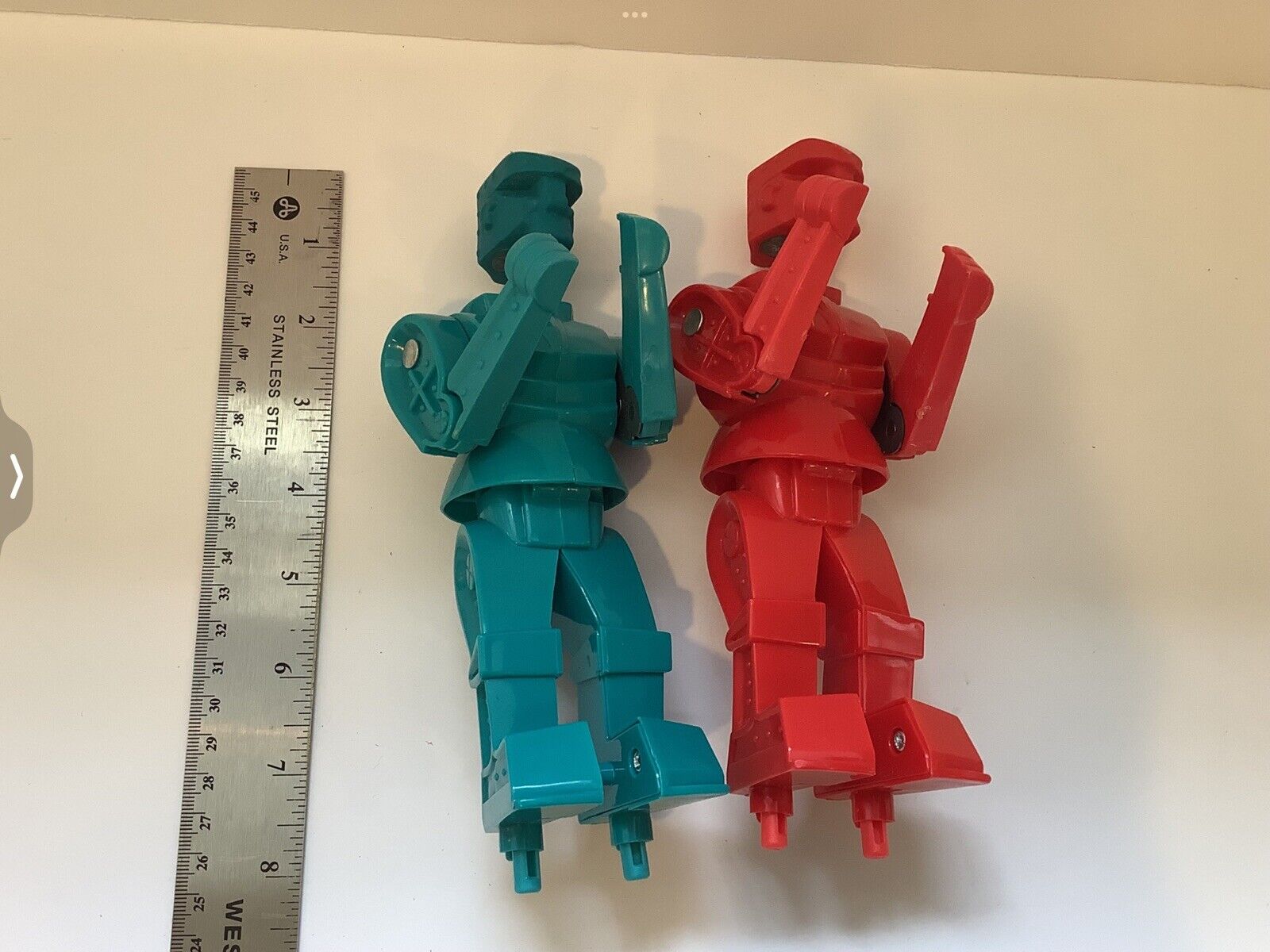 Mattel Rock Em Sock Em Robots Boxing Toy Red & Blue Rocker Replacement Parts Onl