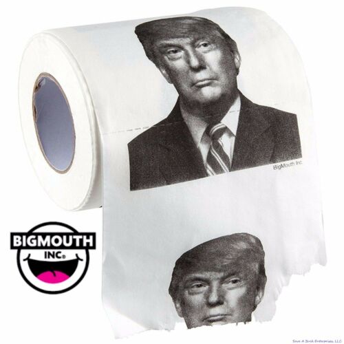 Bigmouth Inc - President Donald Trump Toilet Paper Roll ~ Gag Gift Prank Joke