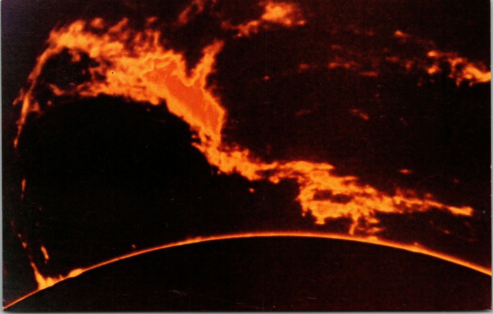 Solar Eruption Suns Heat Flares Particles Emissions Varying Intensity Postcard