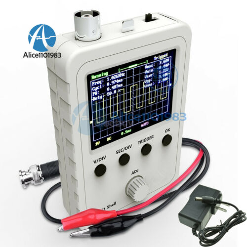 Assembled DSO150 Digital Oscilloscope 2.4 inch LCD Display with Probe Clip