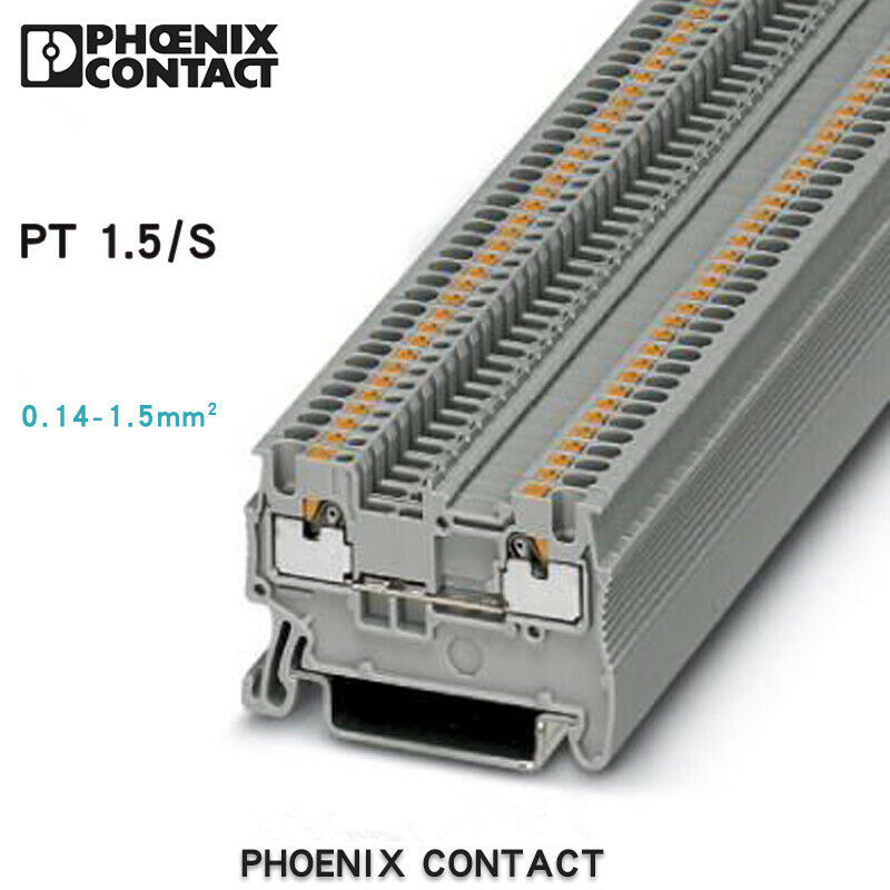 50pcs Phoenix Feed-through Terminal Block  Pt 1.5/s-3208100