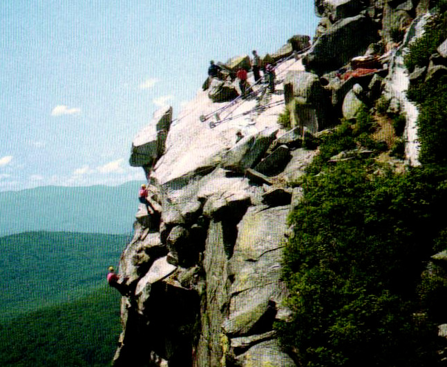 Old Man Of The Mountain Profile In Memoriam May 3,2003 New Hampshire Nh Postcard