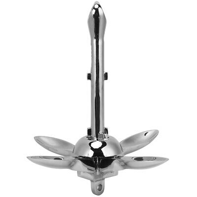 Boat Grapnel 645g Boat Grapnel Anchor for Fishing Boat Rubber Dinghy